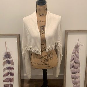 Lilly Pulitzer fringe vest poncho